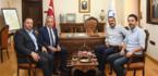 Başkan Yeni Rektör Turgut’u Ziyaret Etti