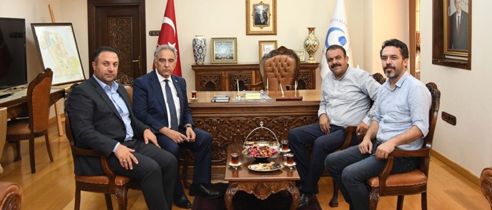 Başkan Yeni Rektör Turgut’u Ziyaret Etti